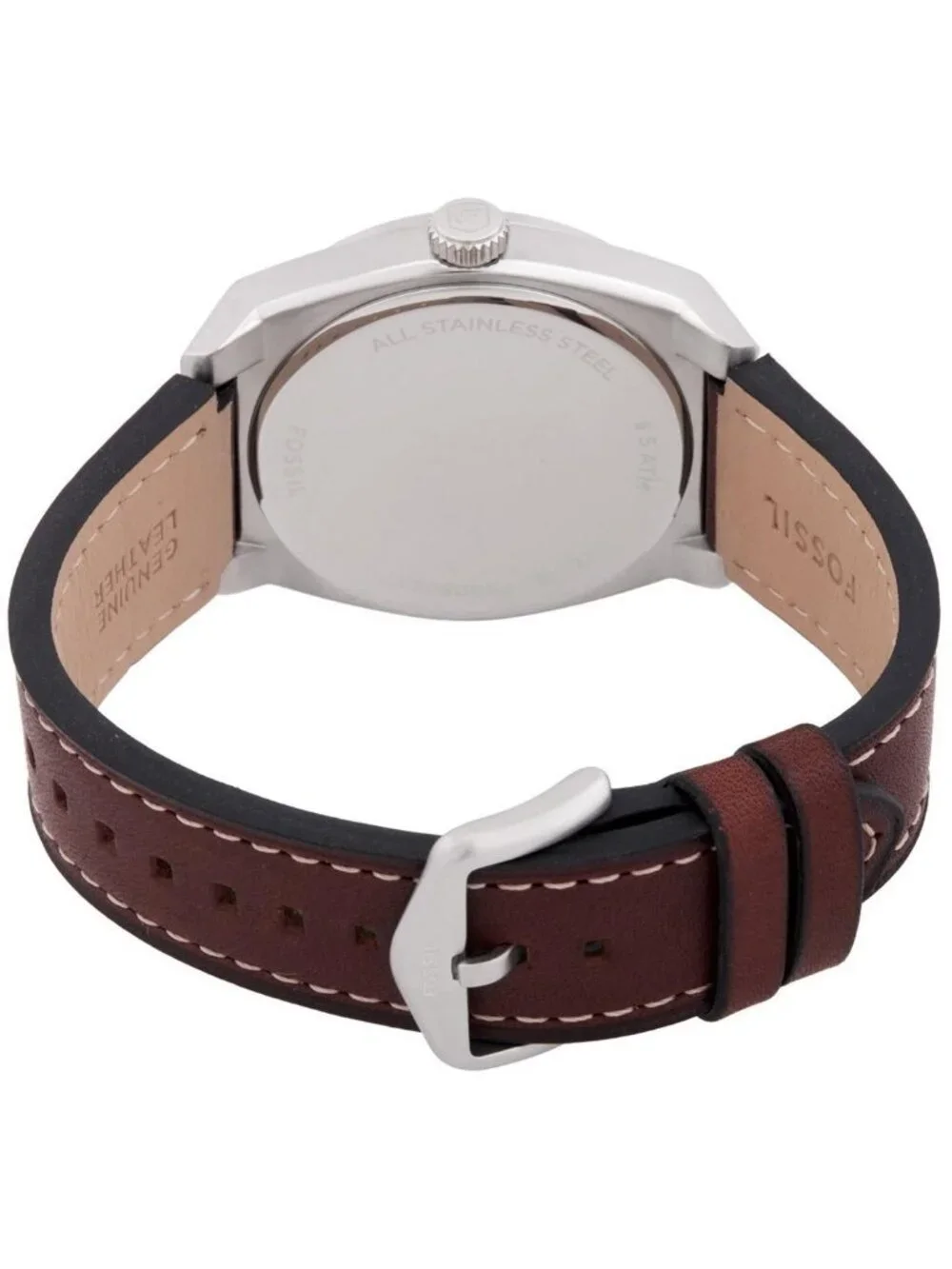 NWT Fossil Everett Quartz Green Dial Men's Watch Set